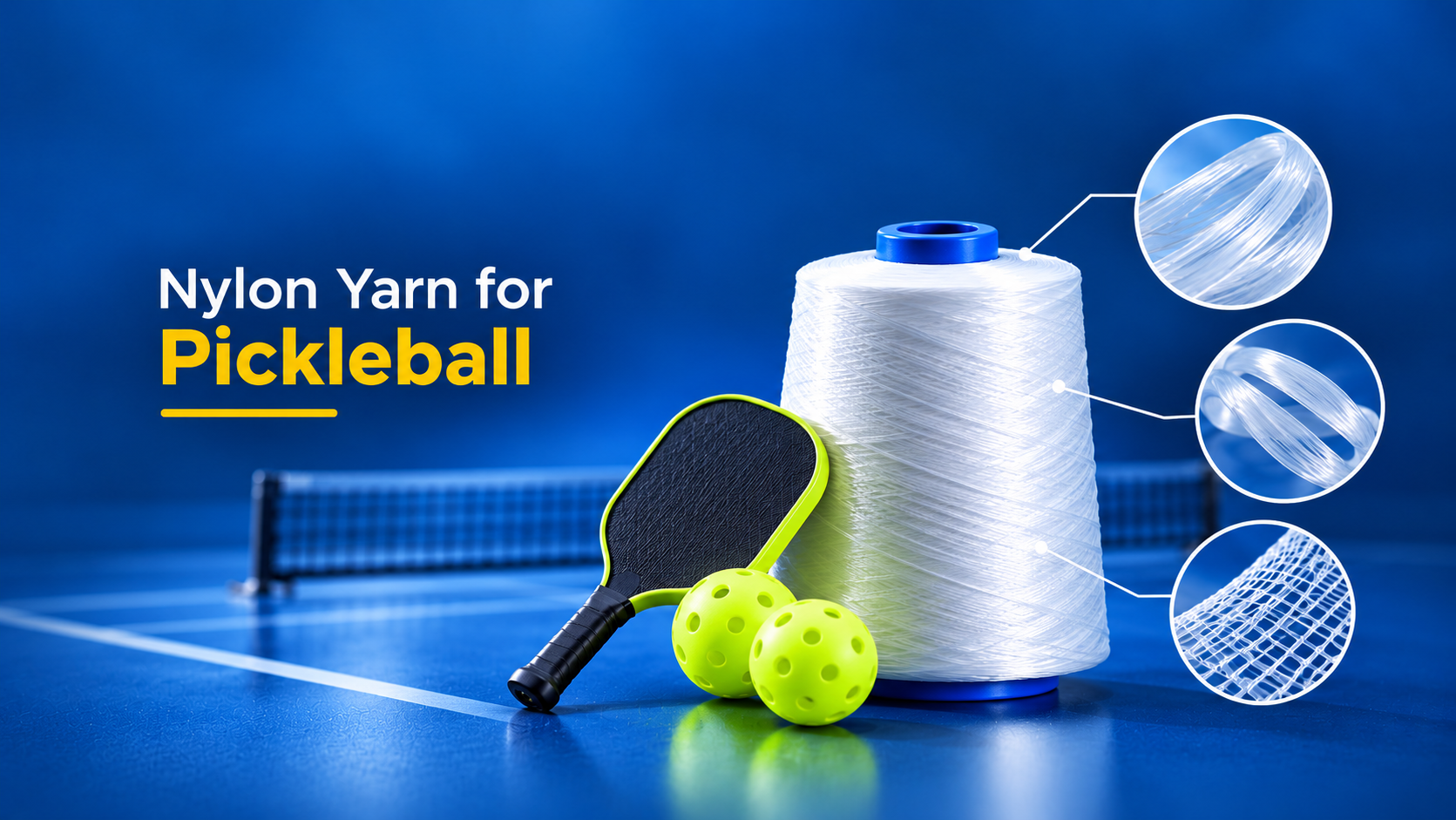 Why Manufacturers Choose Nylon Yarn for Pickleball Sports Accessories