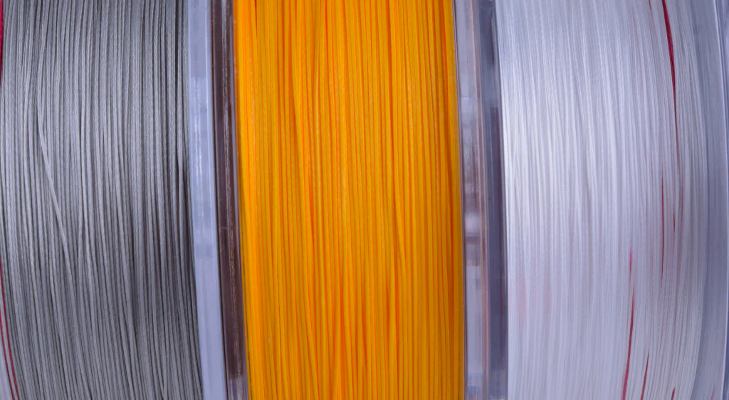 Polyethylene yarn for braided lines and PE filament uses