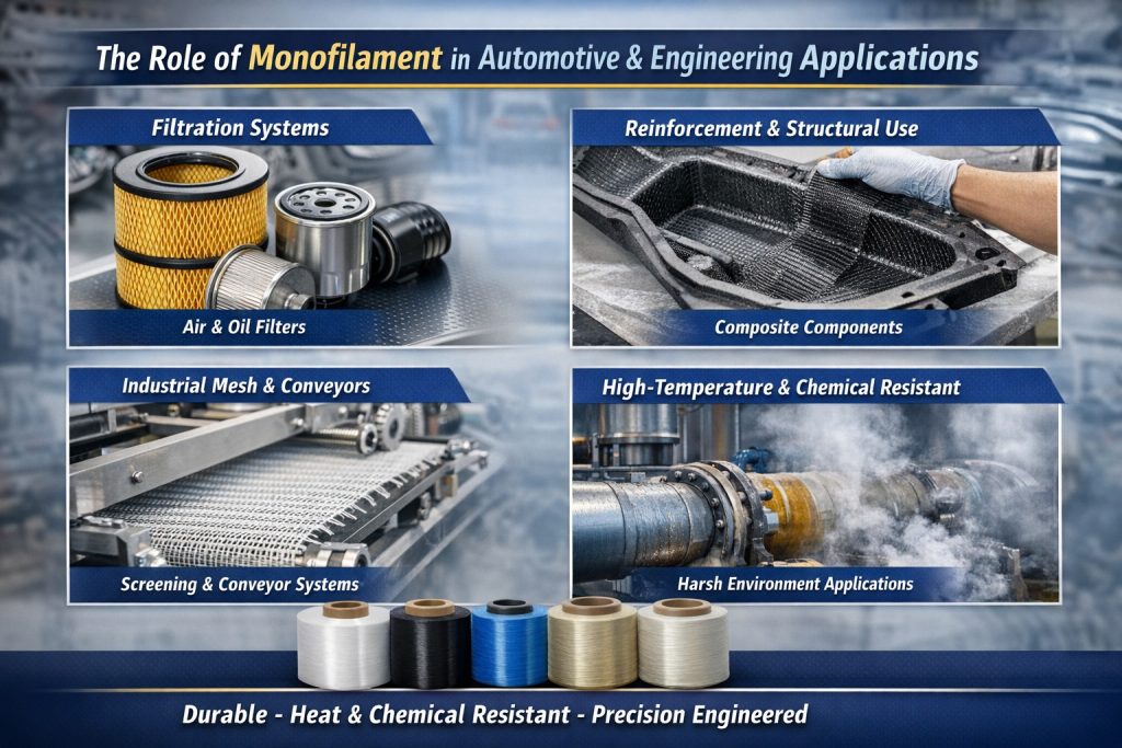 Role of Monofilament in Automotive and Engineering Applications
