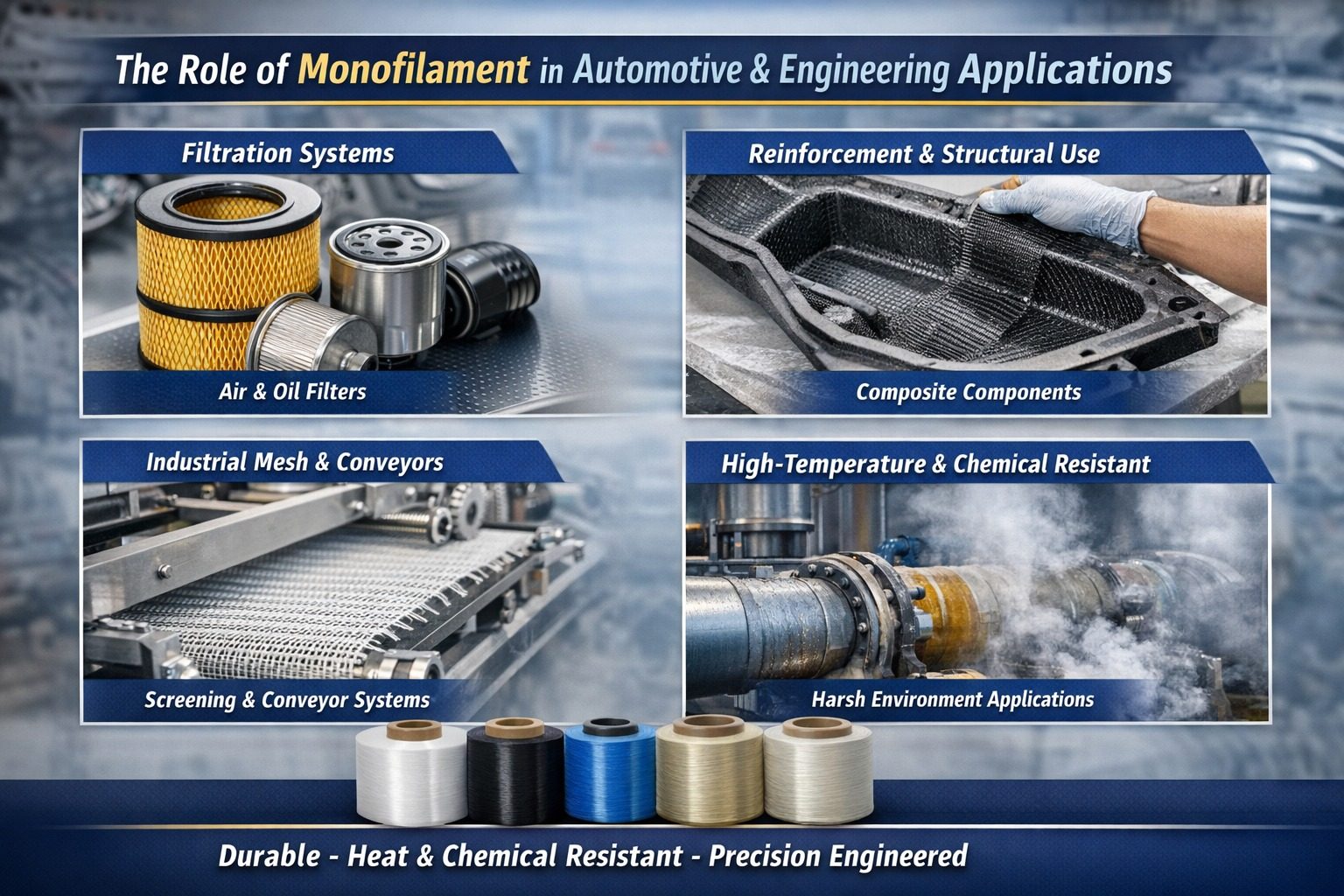 Role of Monofilament in Automotive and Engineering Applications