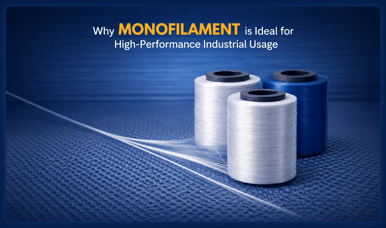 monofilament yarn in industrial usage