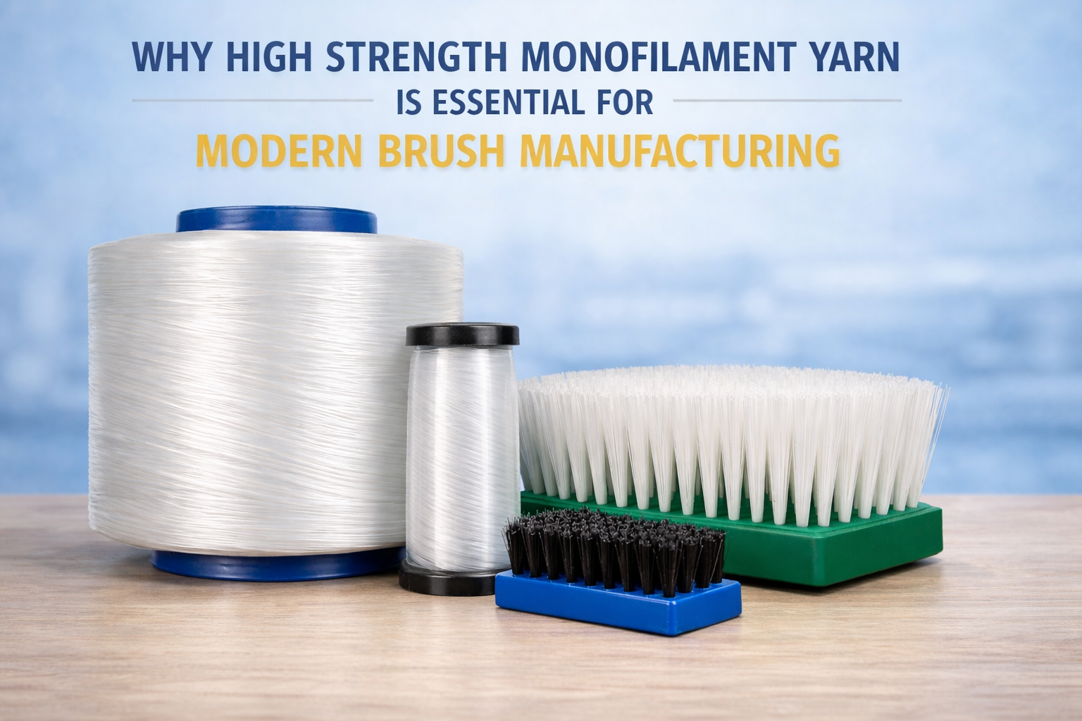 monofilament yarn in brushes