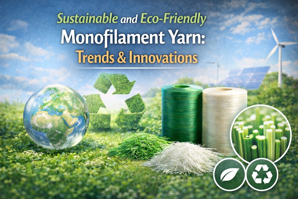 sustainable and eco friendly monofilament yarn