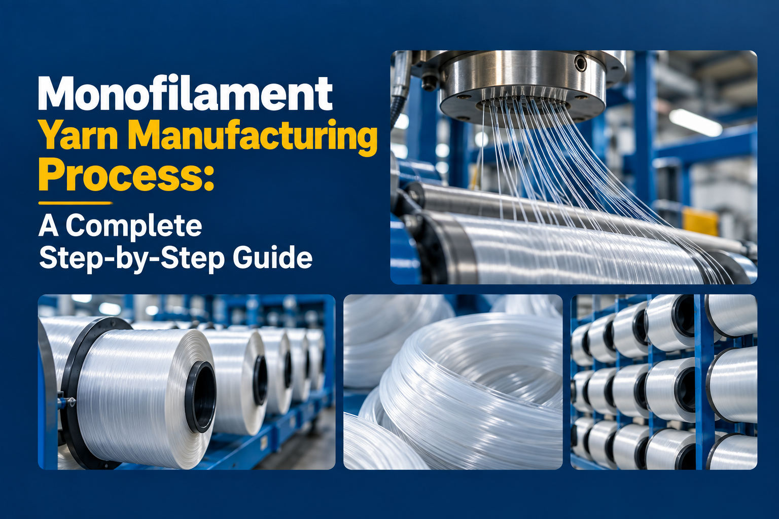Monofilament Yarn Manufacturing Process: A Complete Step-by-Step Guide
