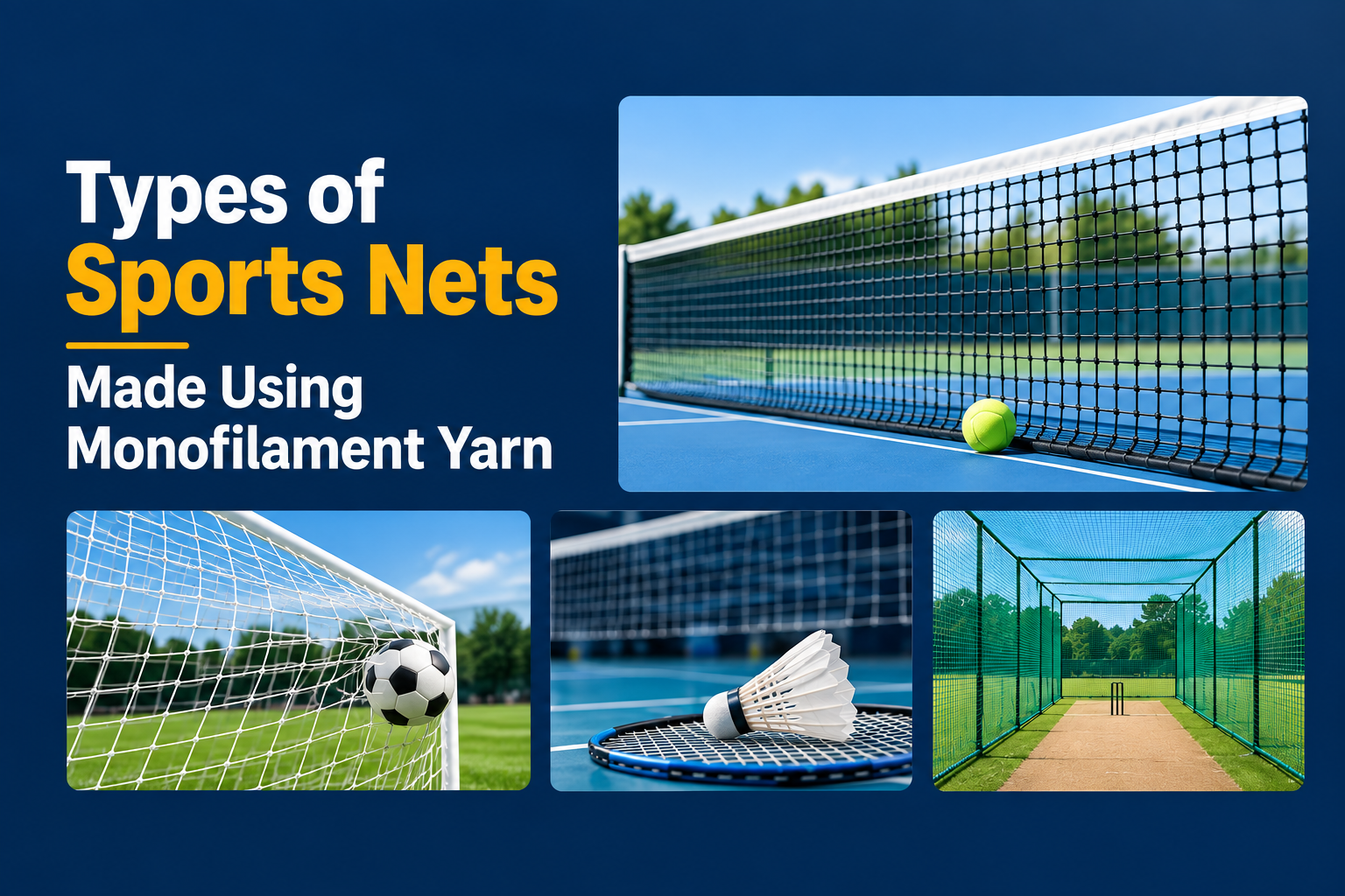 types of sports nets